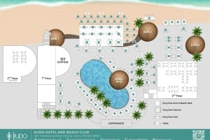 Phuket: Entrada al Kudo Beach Club con menú fijo