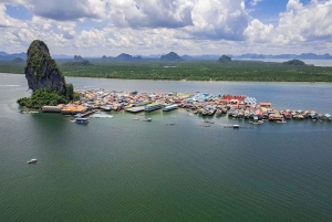 فوكيت جولة نهارية بالقارب السريع على متن قارب سريع في كاو فينغ كان وجزر ياو