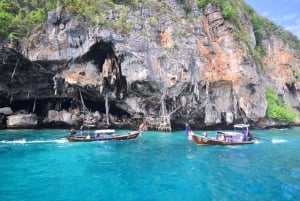 Phuket: Excursión a la Playa Maya, la Isla de Bambú y las Islas Phi Phi