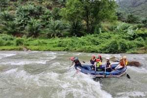 Phuket: cueva de los monos, rafting, cascada y tirolina