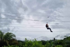 Phuket: cueva de los monos, rafting, cascada y tirolina
