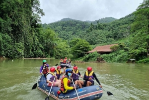 Phuket: cueva de los monos, rafting, cascada y tirolina