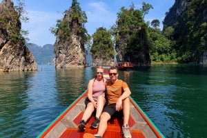 Phuket eller hvor som helst: 2-dages tur til Cheow Lan-søen og tømmerflåderesort