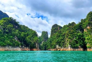 Phuket eller hvor som helst: 2-dagers Cheow Lan Lake & Raft-Resort-AIR
