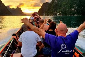 Phuket eller hvor som helst: 2-dagers Cheow Lan Lake & Raft-Resort-AIR