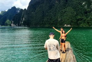 Da Phuket o da qualsiasi altro posto: 2 giorni al lago di Cheow Lan e raft-resort-aria
