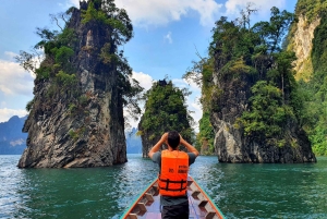 Da Phuket o da qualsiasi altro posto: 2 giorni al lago di Cheow Lan e raft-resort-aria