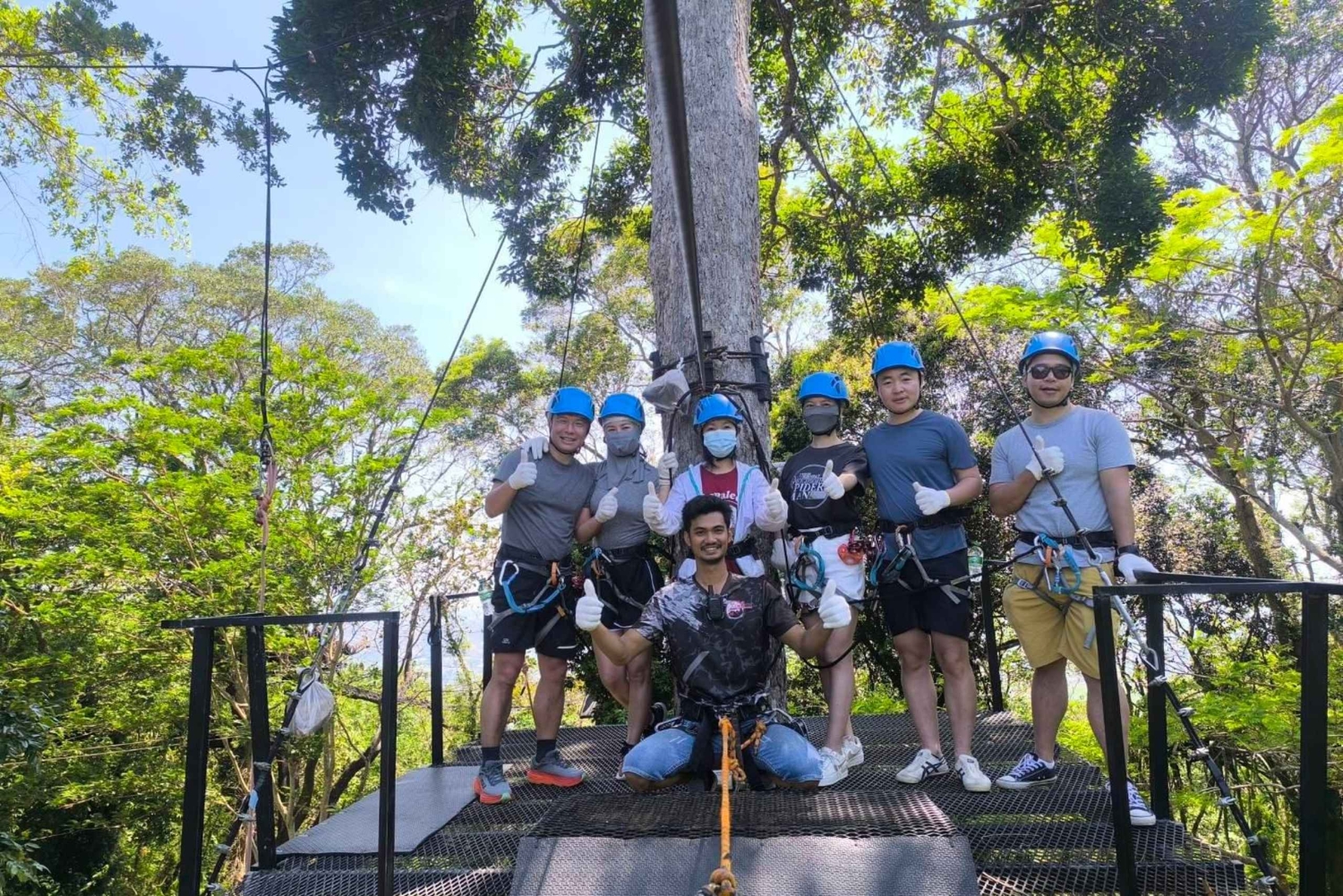 Phuket: tirolina con vistas al mar y traslado