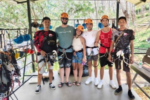 Phuket: tirolina con vistas al mar y traslado
