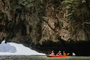 푸켓 팡아 베이 런치 & 디너 선셋 파티 크루즈