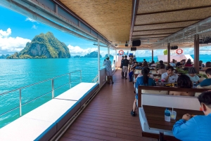 푸켓 팡아 베이 런치 & 디너 선셋 파티 크루즈