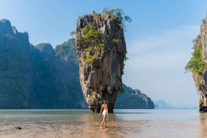 푸켓 팡아 베이 런치 & 디너 선셋 파티 크루즈