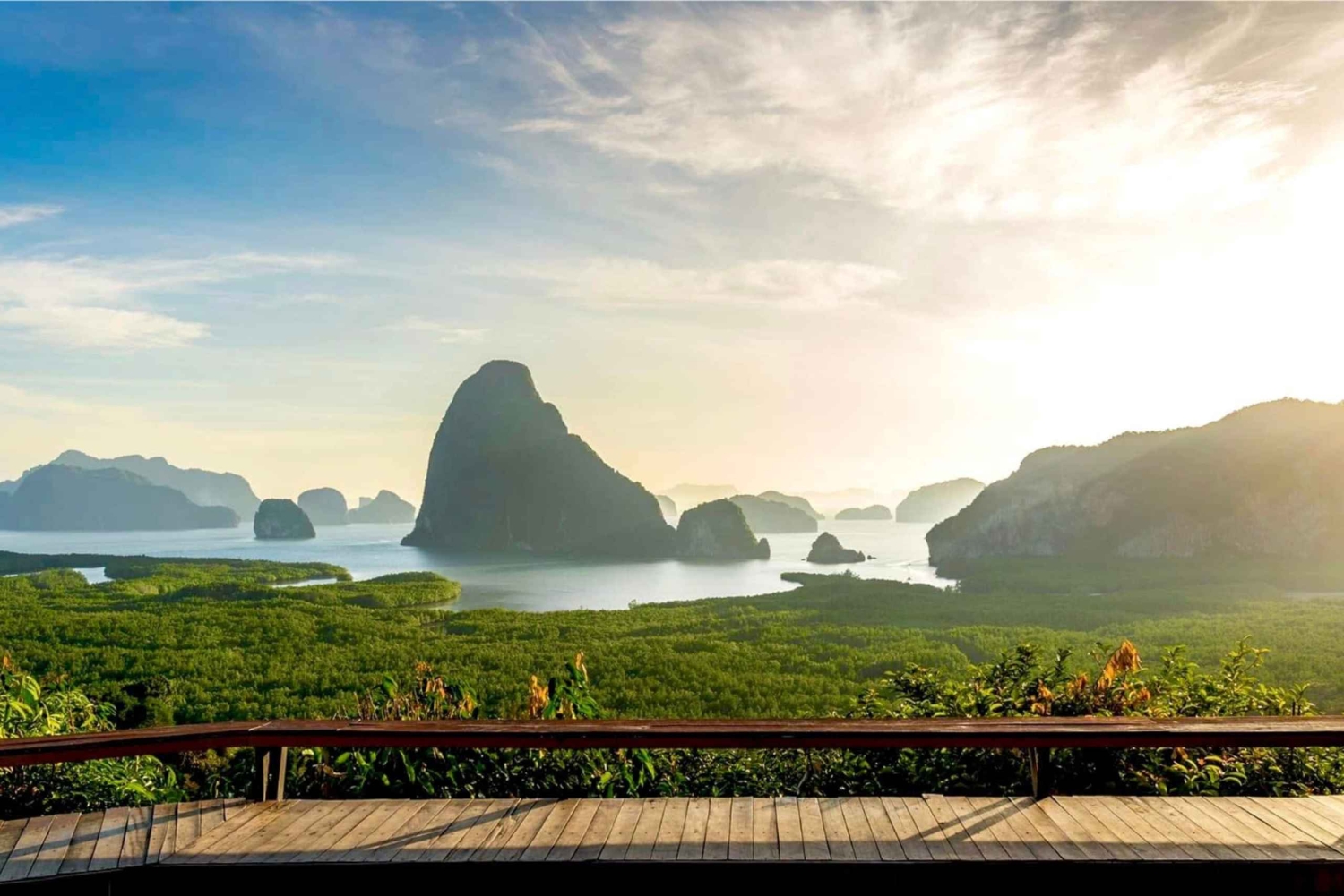 Phuket : sortie en bateau à longue queue privé dans la baie de Phang Nga