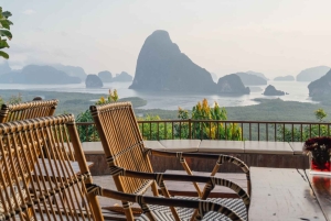 Phuket : sortie en bateau à longue queue privé dans la baie de Phang Nga