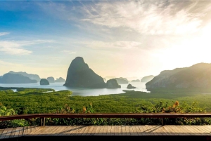 Phuket : sortie en bateau à longue queue privé dans la baie de Phang Nga