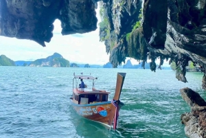 Phuket : sortie en bateau à longue queue privé dans la baie de Phang Nga