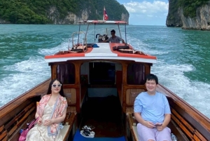 Phuket : sortie en bateau à longue queue privé dans la baie de Phang Nga