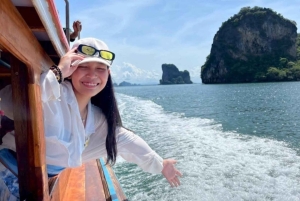 Phuket : sortie en bateau à longue queue privé dans la baie de Phang Nga