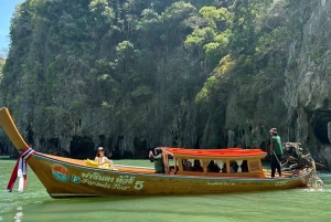 Phuket : sortie en bateau à longue queue privé dans la baie de Phang Nga