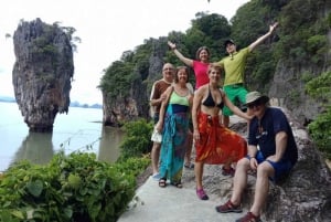 Phuket: Phang Nga Bay de meest luxueuze zonsondergangtour met DJ