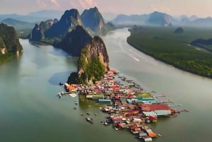 Phuket: Excursão à ilha de James Bond e canoa marítima com almoço