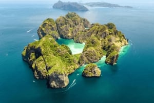 Phuket: Phi Phi ja Khai Island Speedboat tai katamaraanikierros.