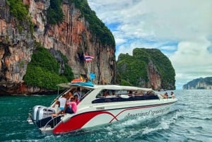 Phuket: Snorkel en las islas Phi Phi y Bambú en lancha rápida