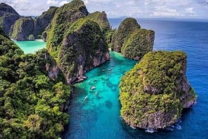 Phuket: Phi Phi & Bamboo Islands Schnorcheln mit dem Schnellboot