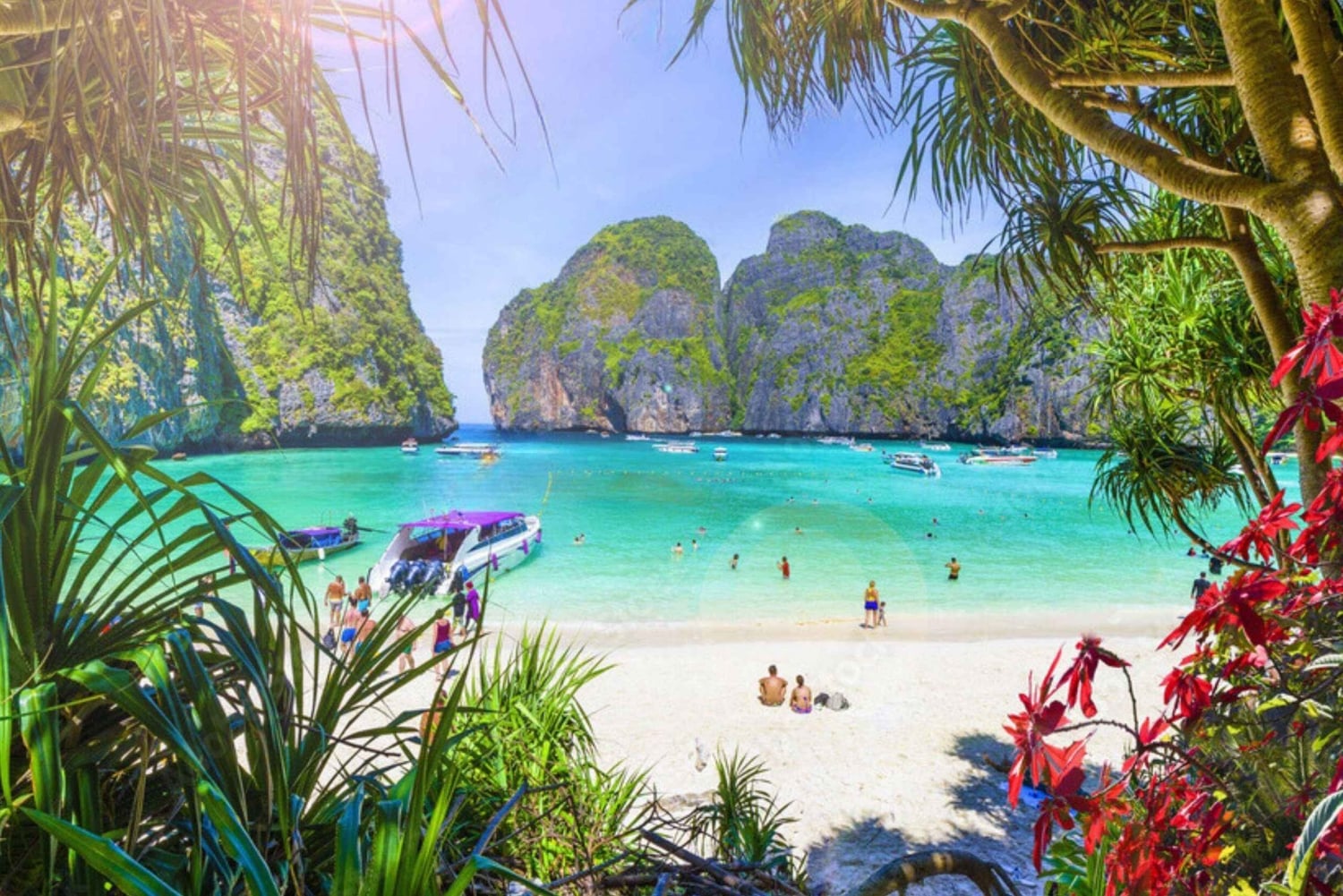 푸켓 피피섬, 뱀부 아일랜드 및 필레 라군 여행