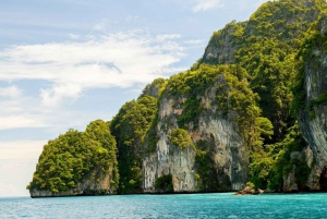 Phuket: Dagsutflykt till Phi Phi-öarna med måltider och transfer