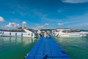 Phuket: Phi Phi ja Khai Island Speedboat tai katamaraanikierros.