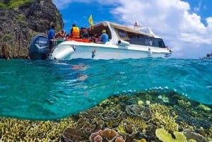 Phuket: Phi Phi ja Khai Island Speedboat tai katamaraanikierros.