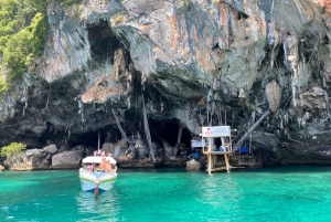Phuket: Tour privato in motoscafo delle isole Phi Phi e Khai