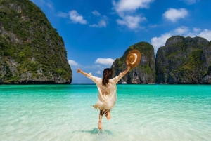 Phuket: Phi Phi Khai tai Maiton Island pikaveneellä/katamaraanilla