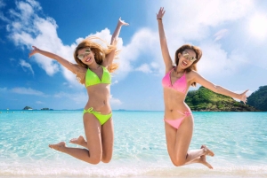 Phuket: Phi Phi Khai tai Maiton Island pikaveneellä/katamaraanilla