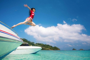 Phuket: Phi Phi Khai tai Maiton Island pikaveneellä/katamaraanilla