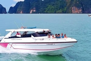 Phuket: Phi Phi Khai tai Maiton Island pikaveneellä/katamaraanilla