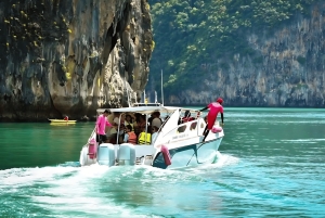 Phuket: Phi Phi Khai tai Maiton Island pikaveneellä/katamaraanilla