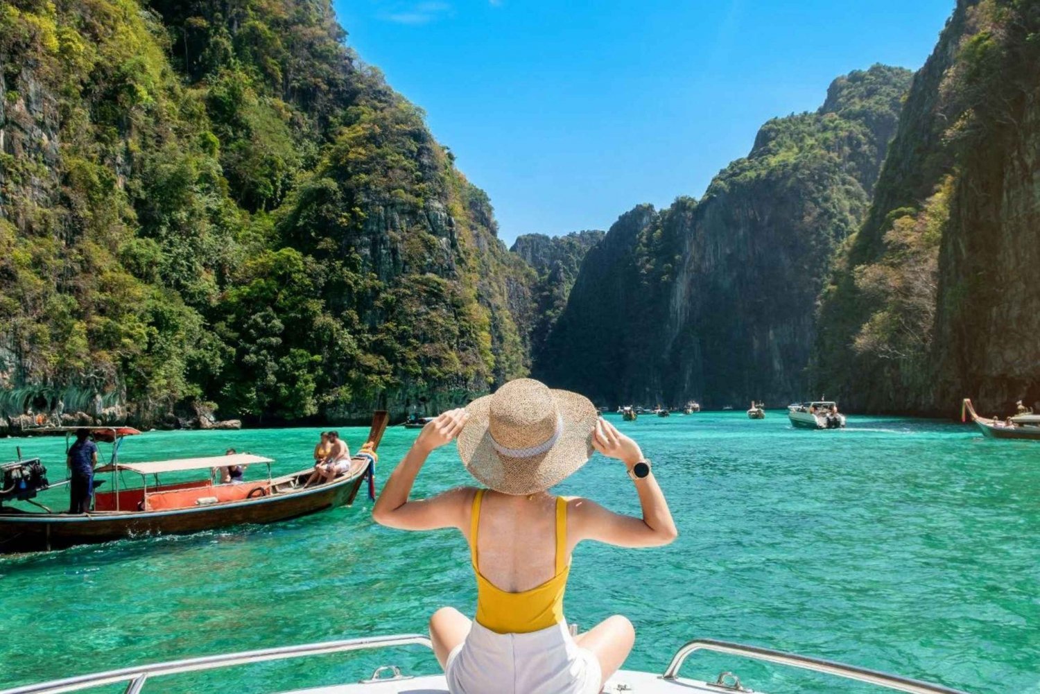 Phuket: Phi Phi, Maya og Khai eller Bamboo Island med katamaran