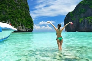 Phuket: Phi Phi, Maya og Khai eller Bamboo Island med katamaran