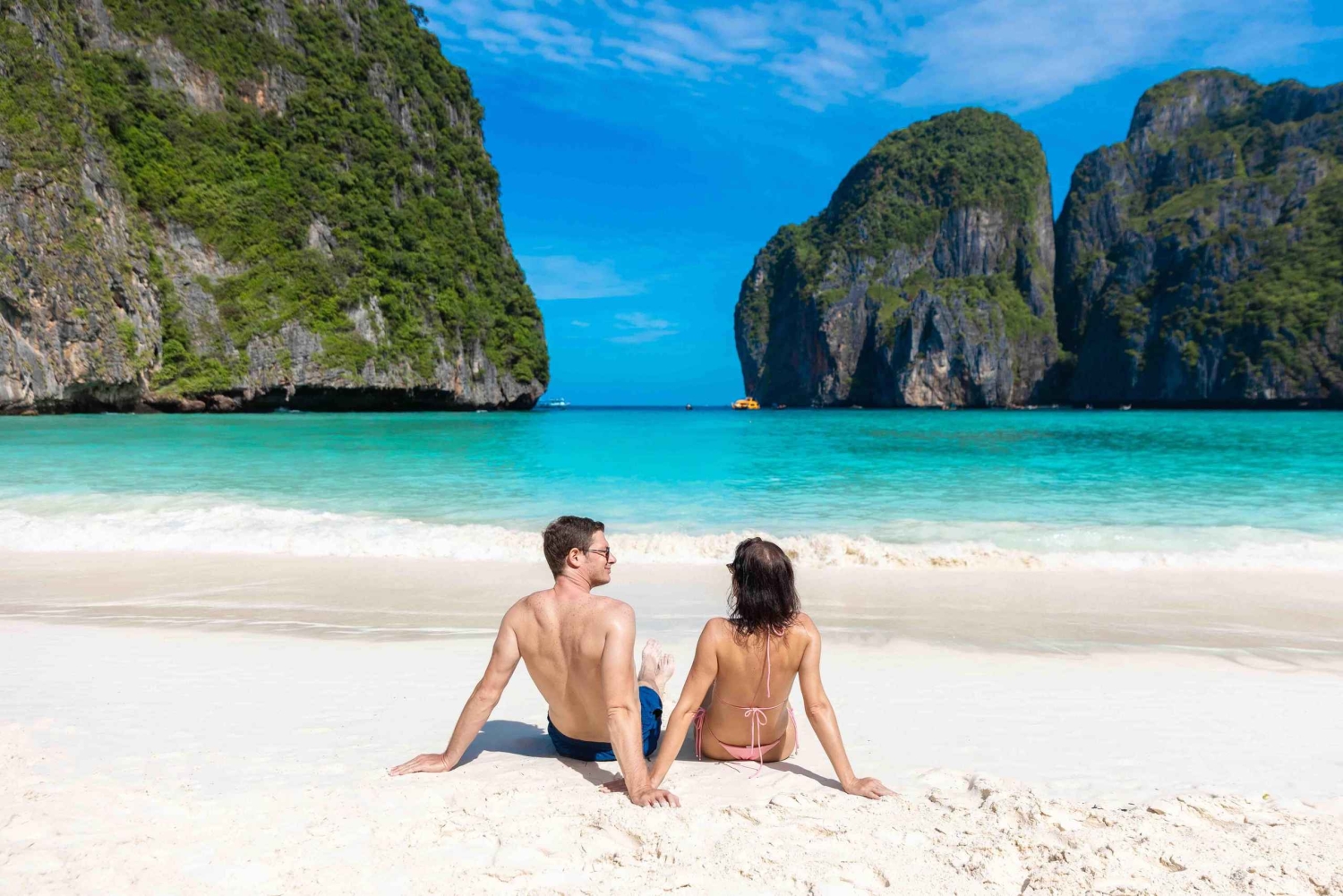 Phuket: Phi Phi, Maya og Bamboo med premium hurtigkatamaran