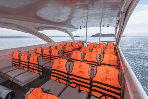 Phuket: Phi Phi, Maya og Bamboo med premium hurtigkatamaran