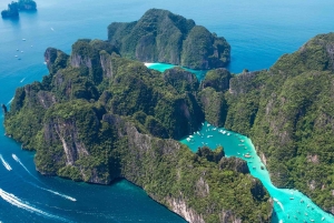 Phuket: Phi Phi, Maya og Bamboo med premium hurtigkatamaran