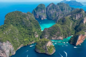 Phuket: Phi Phi, Maya og Bamboo med premium hurtigkatamaran