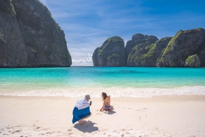 Phuket: Phi Phi, Maya og Bamboo med premium hurtigkatamaran