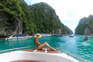 Phuket: Phi Phi, Maya og Bamboo Island med hurtigbåtcharter