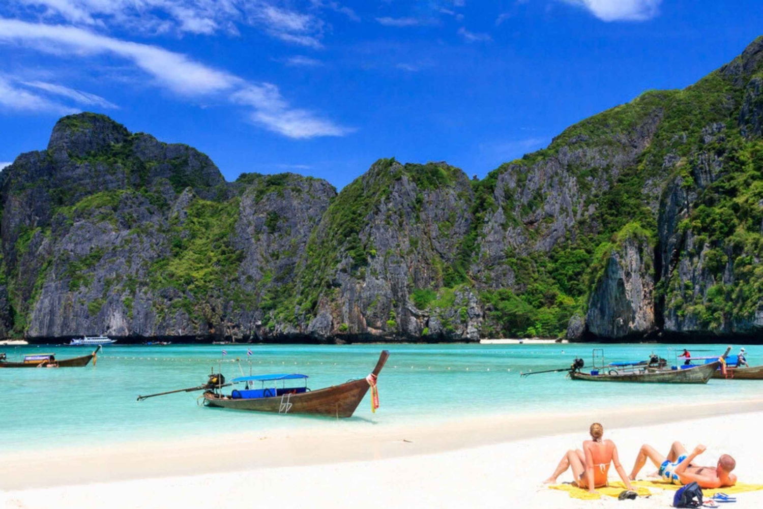 푸켓; 피피, 마야 베이, 뱀부 또는 카이 섬 스피드 보트