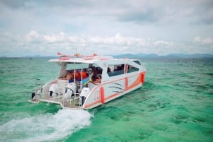 Phuket: Tour di un giorno di Phi Phi, Maya, Koh Khai in catamarano veloce