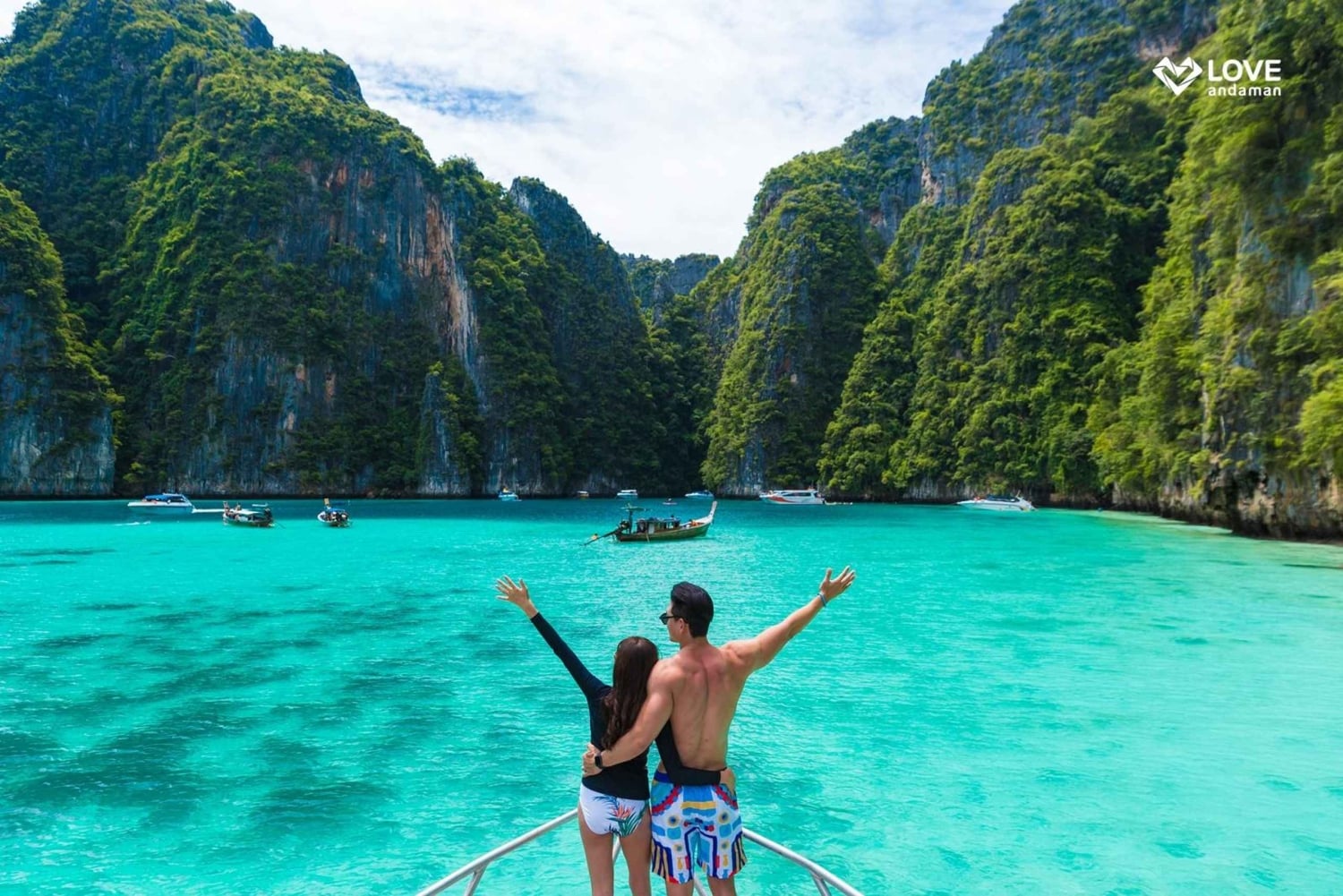 Phuket: Phi Phi Pileh Lagoon Bamboo Island med Speed Boat
