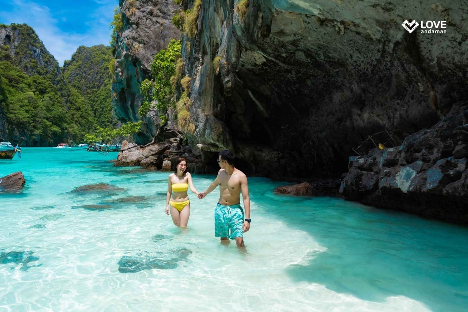 Phuket: Phi Phi Pileh Lagoon Bamboo Island med Speed Boat